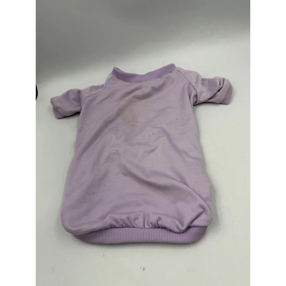 Pet Dog Lilac / Purple Sweatshirt for Medium Sized Dog / Cat Jacket Hoodie